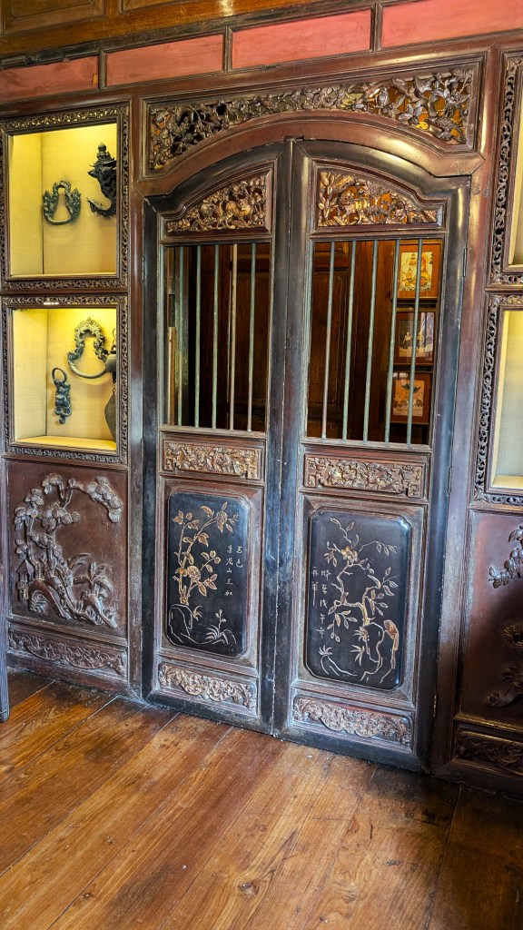 Carved doors at Jim Thompson House