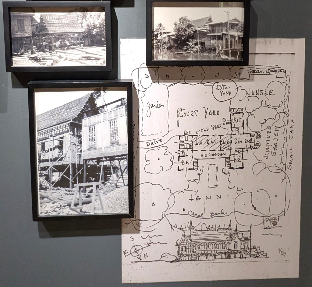 Jim Thompson's house plan sketch