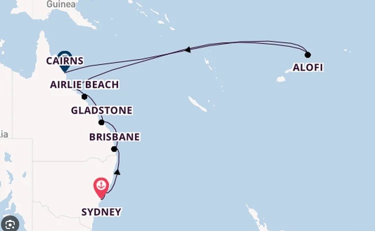 There are many ocean cruises that vist ports in Queensland