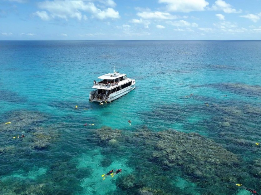 Cruising the Great Barrier Reef in Queensland is a must-do activiy for visitors