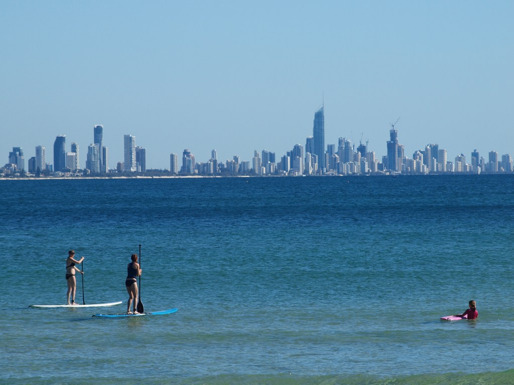 Queensland is all about sun and surf and here on the Gold Coast its a 'surfers paradise'.