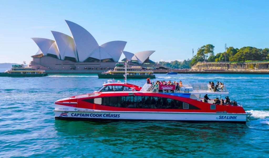 Taking a harbour boat cruise in Sydney with Get Your Guide